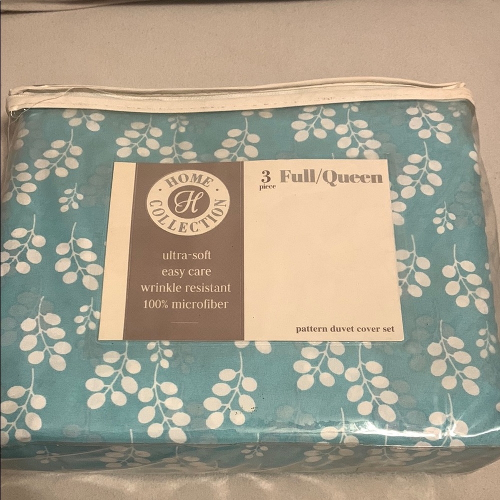 Home Collection Blue Duvet Cover Set - Picture 4 of 4